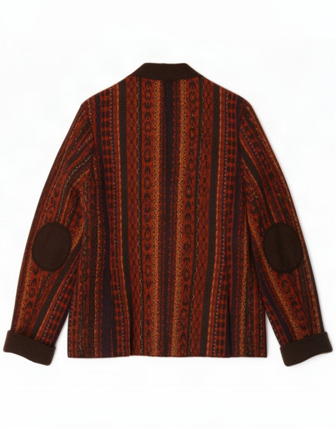 Geiger Jaqueta blazer feminina de 5 botões Reino Unido 14 médio multicolorido geométrico