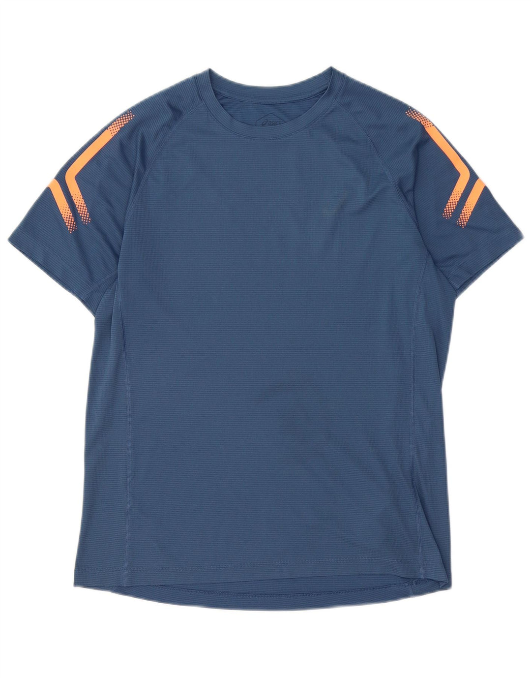 Camiseta masculina ASICS Top pequeno azul poliéster