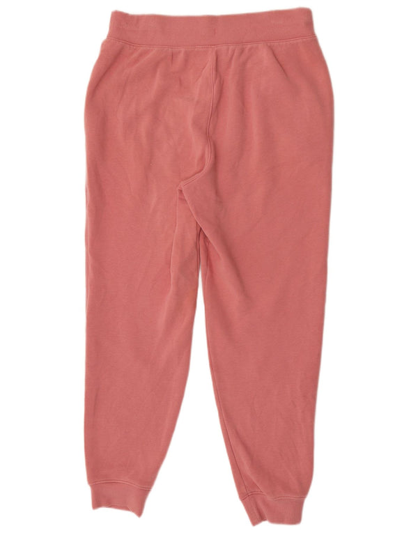 Calça de treino feminina Fila Joggers UK 14 algodão rosa médio