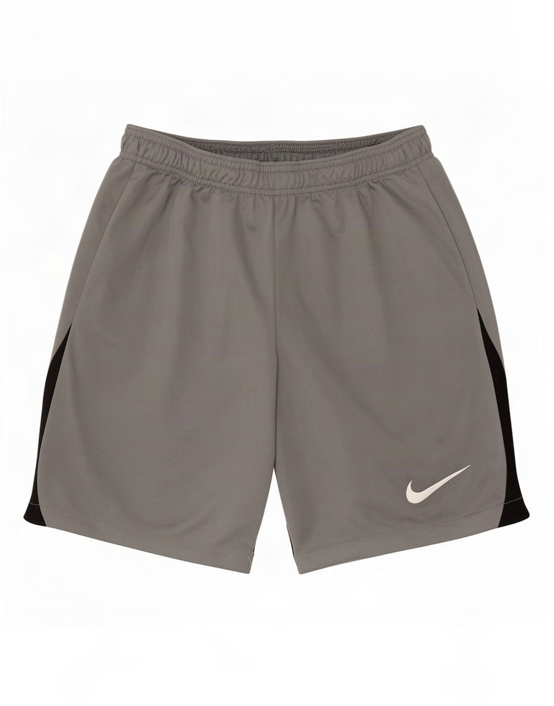 Shorts esportivos masculinos Nike Dri Fit Slim pequeno cinza colorblock poliéster