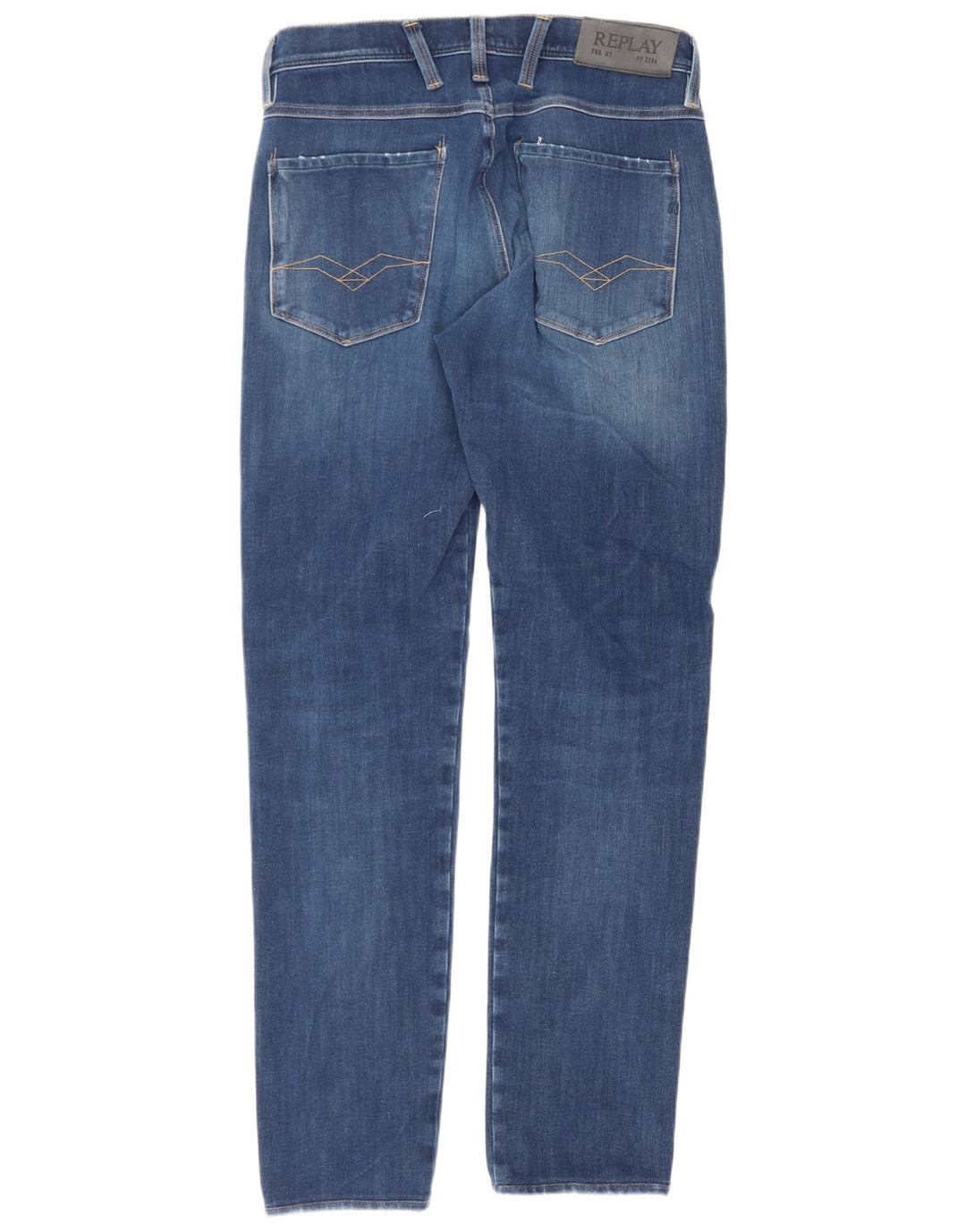 Replay Jeans Slim Masculino W28 L30 Azul Algodão
