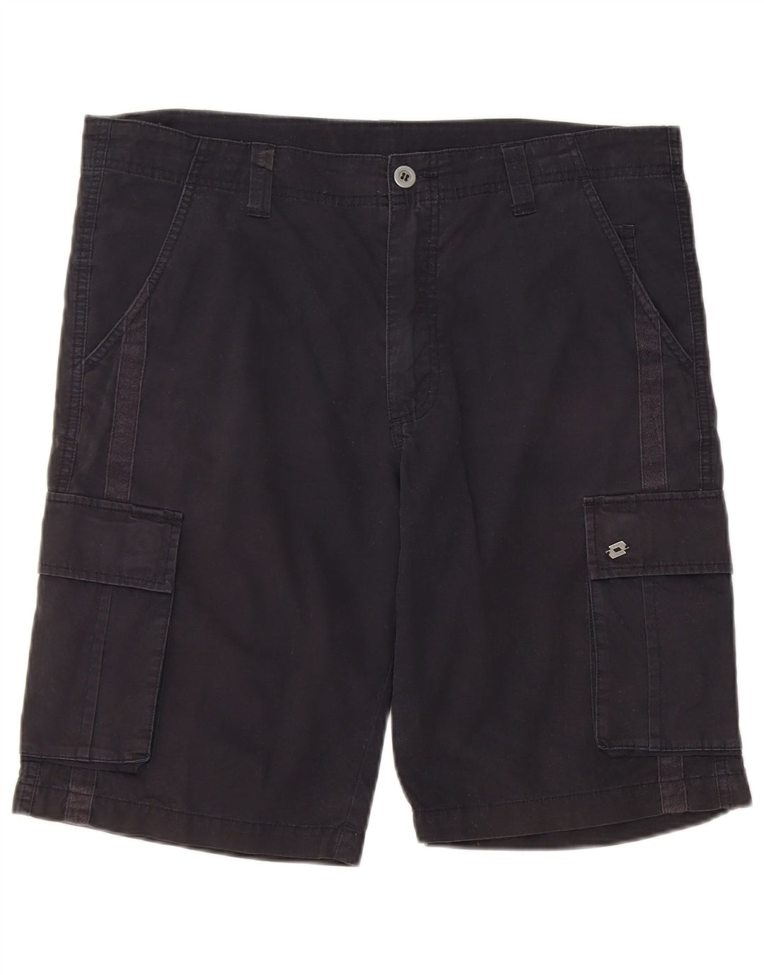 Lotto Mens Cargo Shorts W36 Grande Algodão Azul Marinho