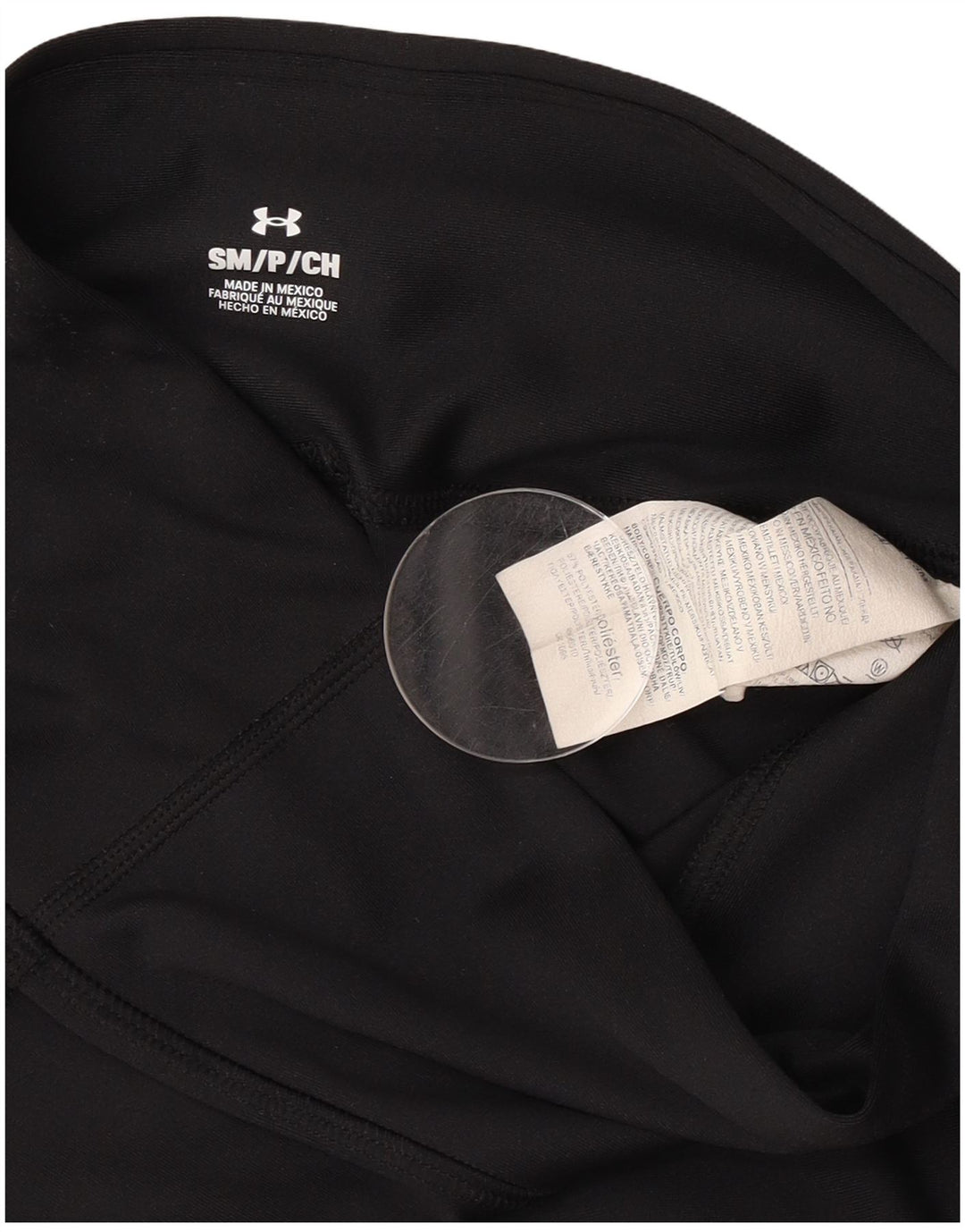 Under Armour Womens Leggings UK 10 Pequeno Poliéster Preto