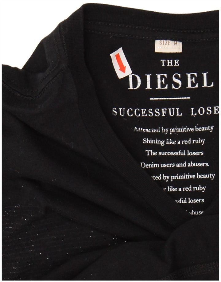 Camiseta masculina DIESEL Top médio algodão azul marinho