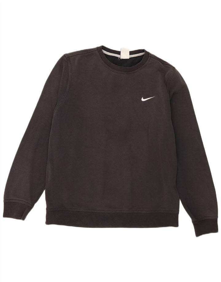 Nike moletom masculino jumper grande algodão preto