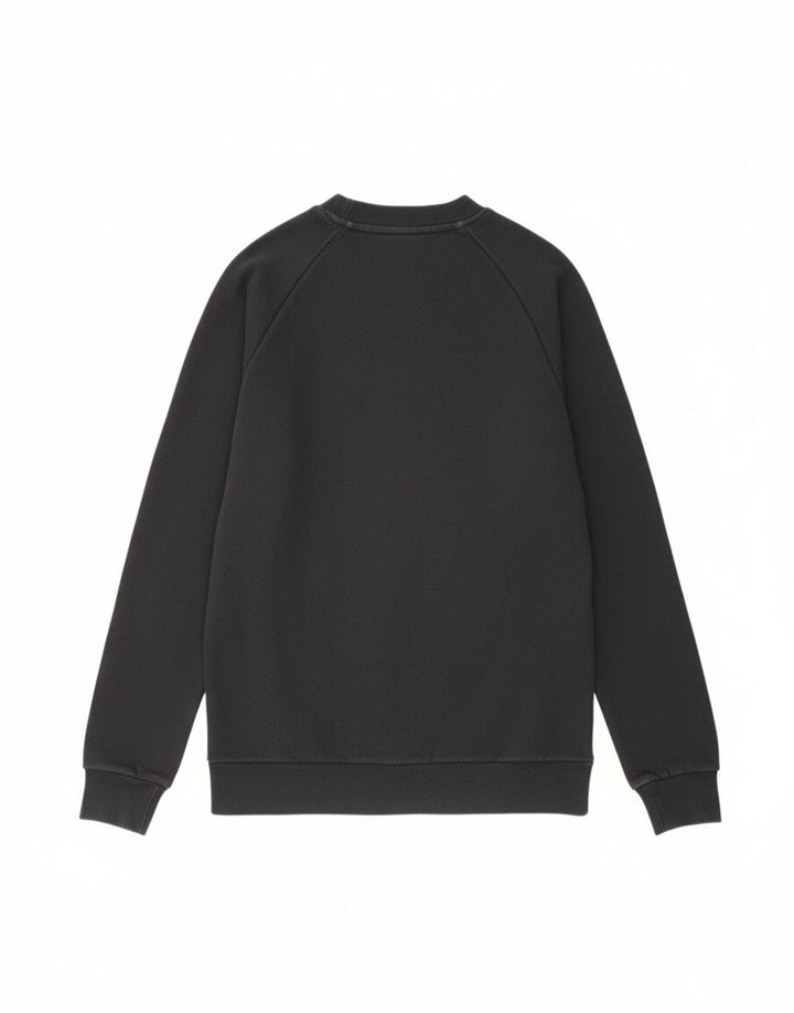 ADIDAS Mens Graphic Sweatshirt Jumper XS Preto Algodão