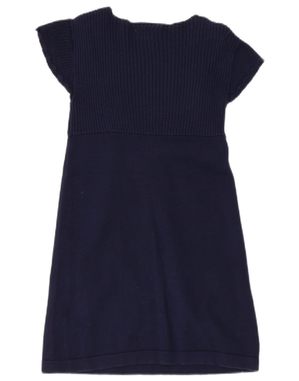 Geox Respira Meninas Vestido Jumper Manga Curta 7-8 Anos Azul Marinho
