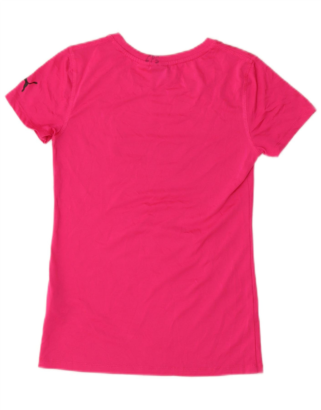 Camiseta feminina PUMA com estampa gráfica 12-13 anos grande poliéster rosa