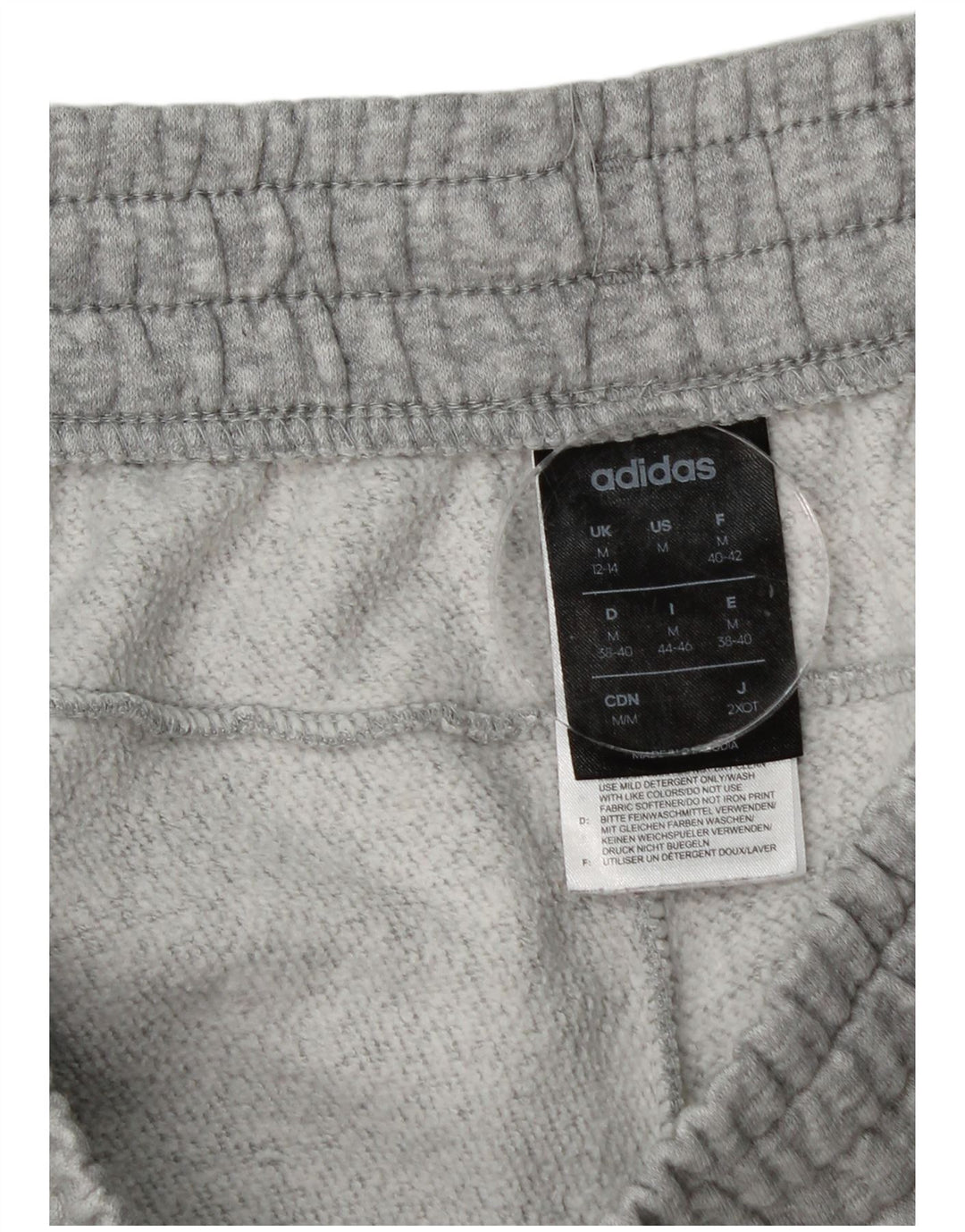 Calça de treino feminina Puma Joggers UK 12/14 cinza médio manchado de algodão