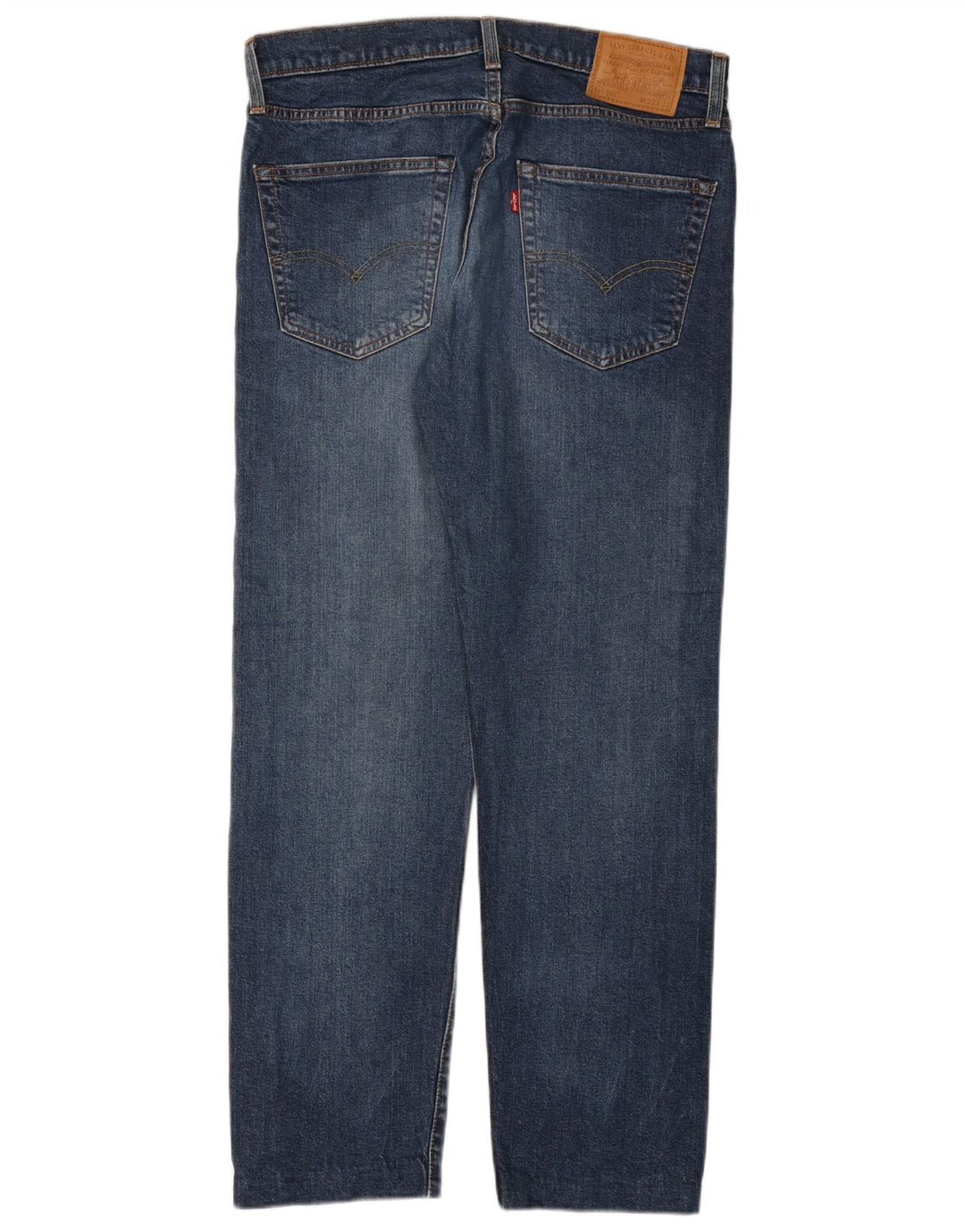 LEVI'S Masculino 502 Tapered Jeans W32 L29 Azul Algodão