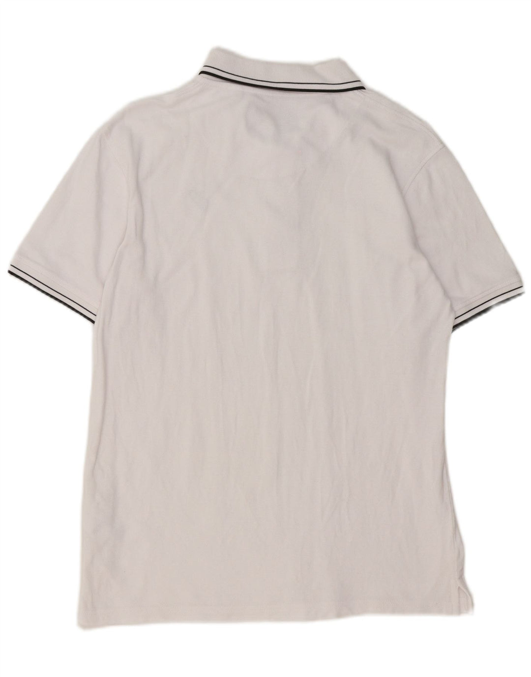 Camisa polo masculina Lyle & Scott grande algodão branco