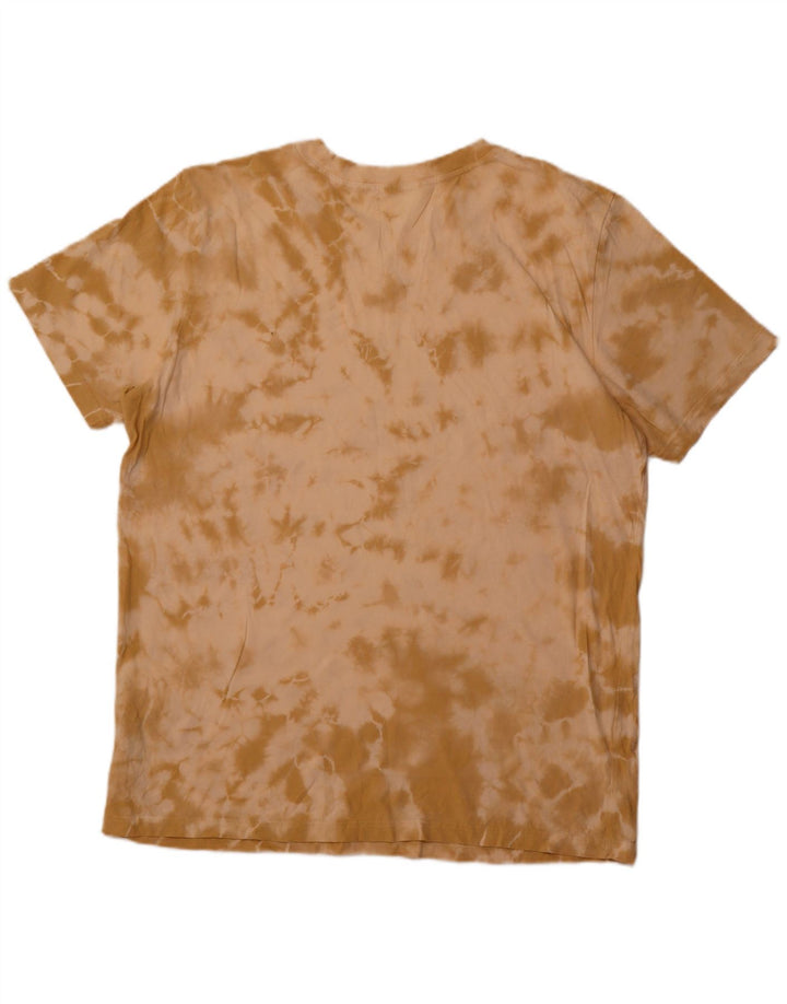 Camiseta masculina THE NORTH FACE Top XL marrom tie-dye algodão