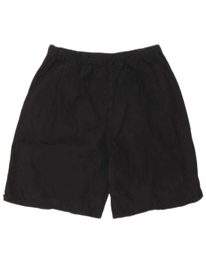 Zara Shorts masculino casual grande W34 algodão preto
