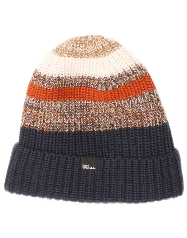 Gorro masculino de malha Jack Wolfskin tamanho único acrílico listrado multicolorido