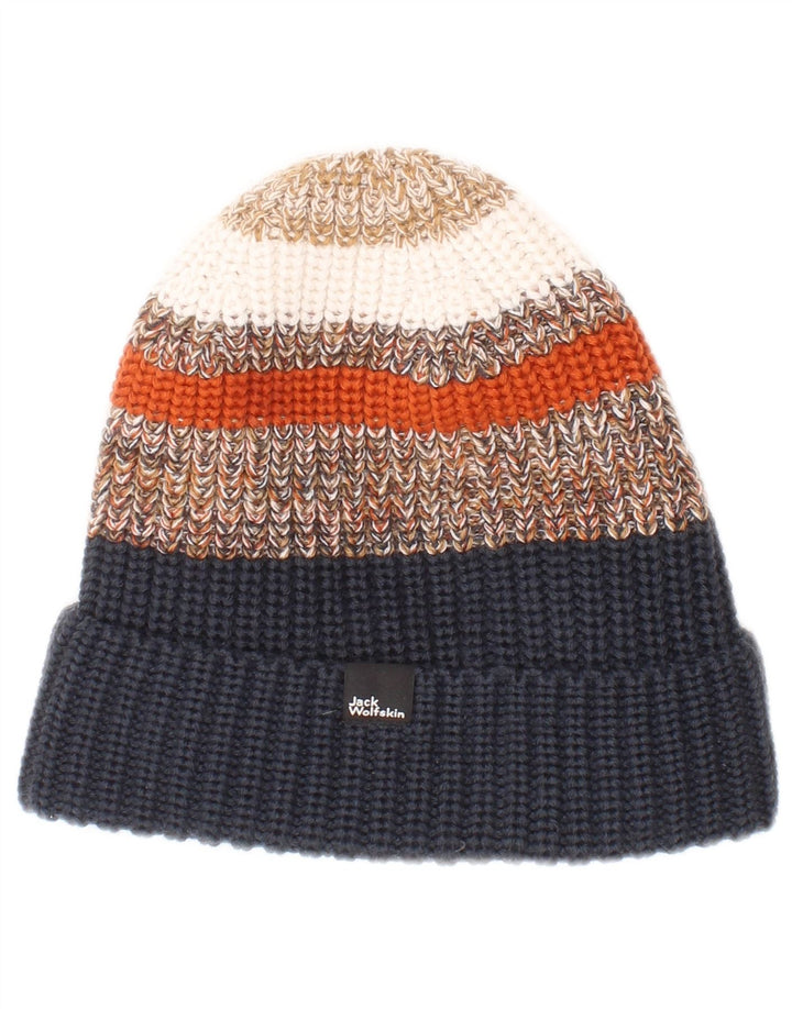 Gorro masculino de malha Jack Wolfskin tamanho único acrílico listrado multicolorido
