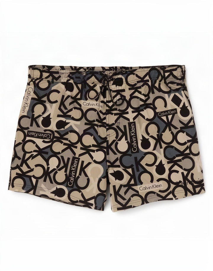 Calções de banho masculinos Calvin Klein Graphic XL cinza nylon