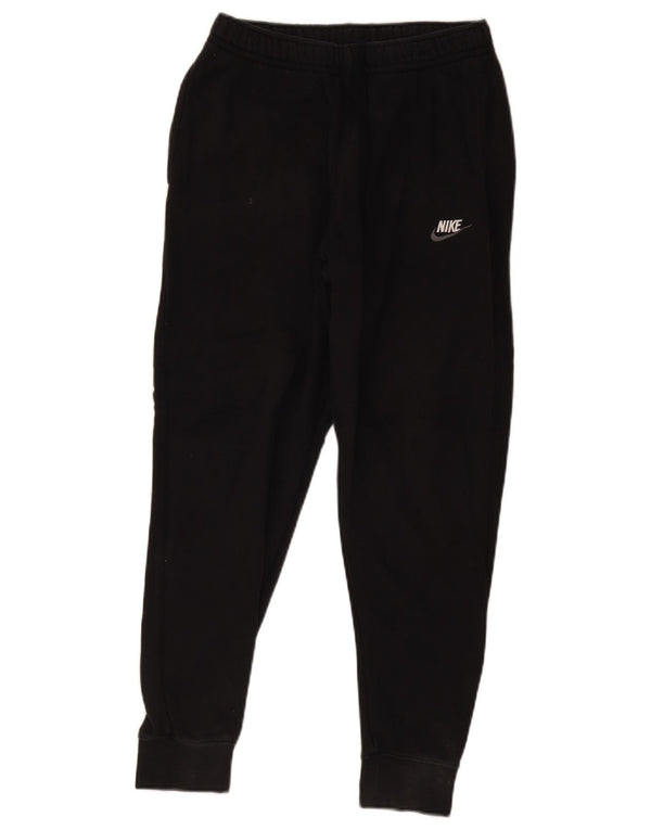 Nike Mens Treino Calças Joggers Pequeno Algodão Preto