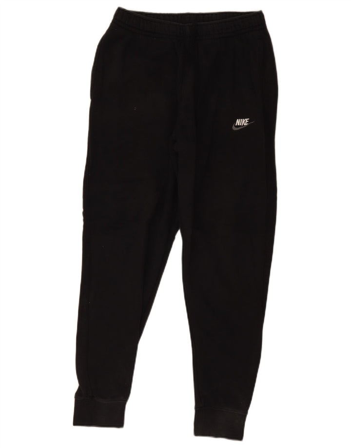 Nike Mens Treino Calças Joggers Pequeno Algodão Preto