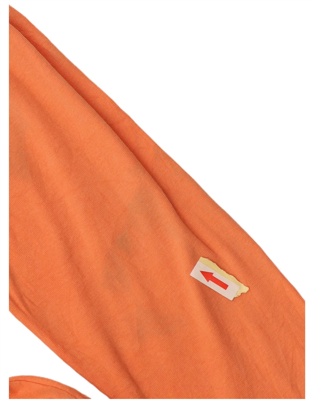 Eddie Bauer Top feminino manga 3/4 Reino Unido 12 algodão laranja médio