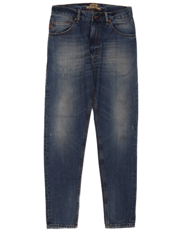 UNIFORM Mens Jeans soltos desgastados W30 L30 Azul