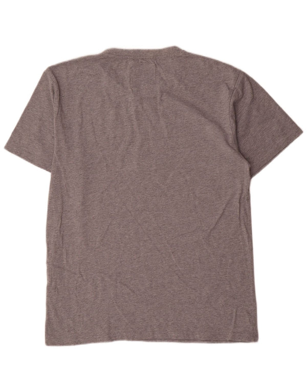 Camiseta masculina estampada Champion grande algodão cinza