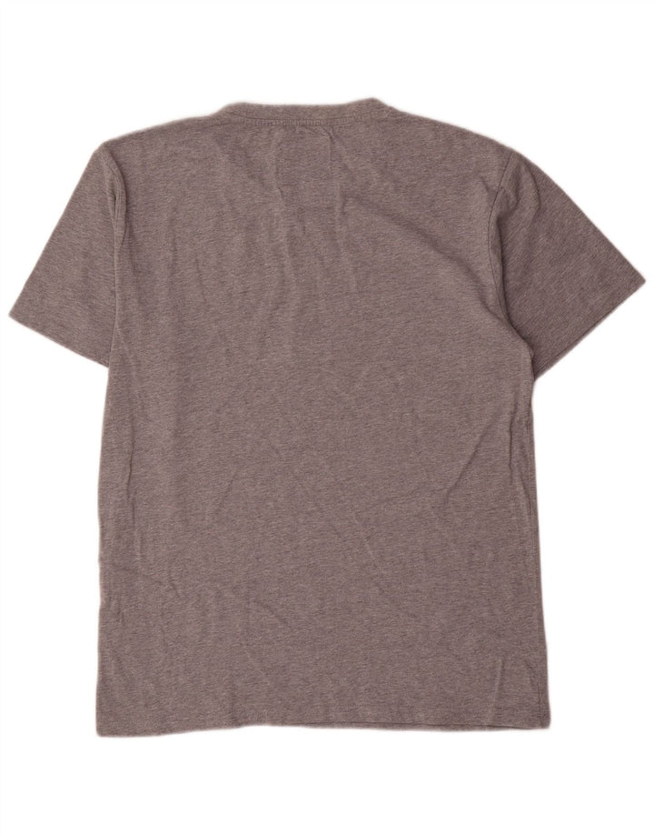 Camiseta masculina estampada Champion grande algodão cinza