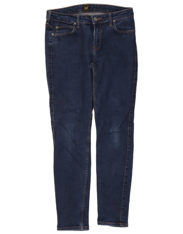 Calça jeans skinny feminina Lee W30 L28 algodão azul marinho