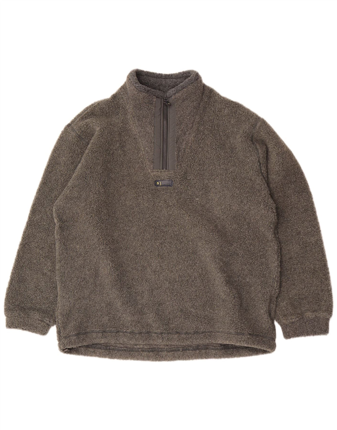 Suéter de lã masculino Invicta com zíper e gola XL poliéster cinza