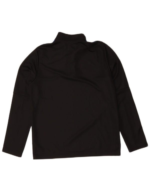 Top de treino Adidas Boys Aeroready pulôver 13-14 anos preto colorblock