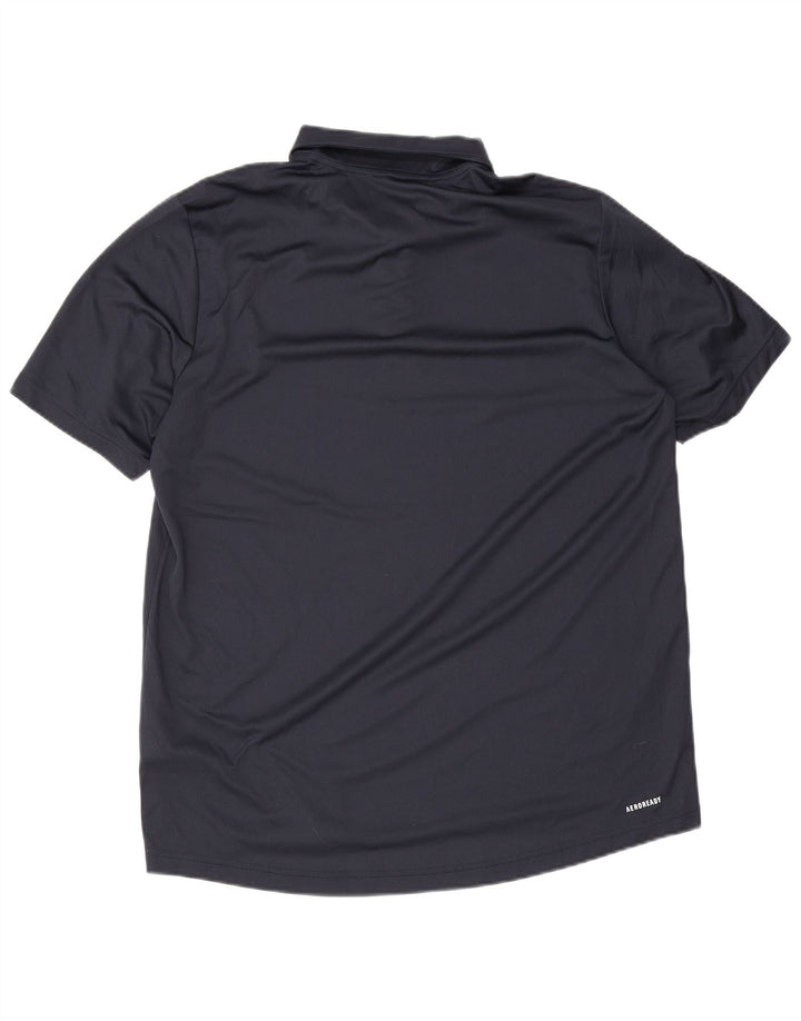 Adidas Mens Aeroready Polo Grande Azul Marinho Poliéster