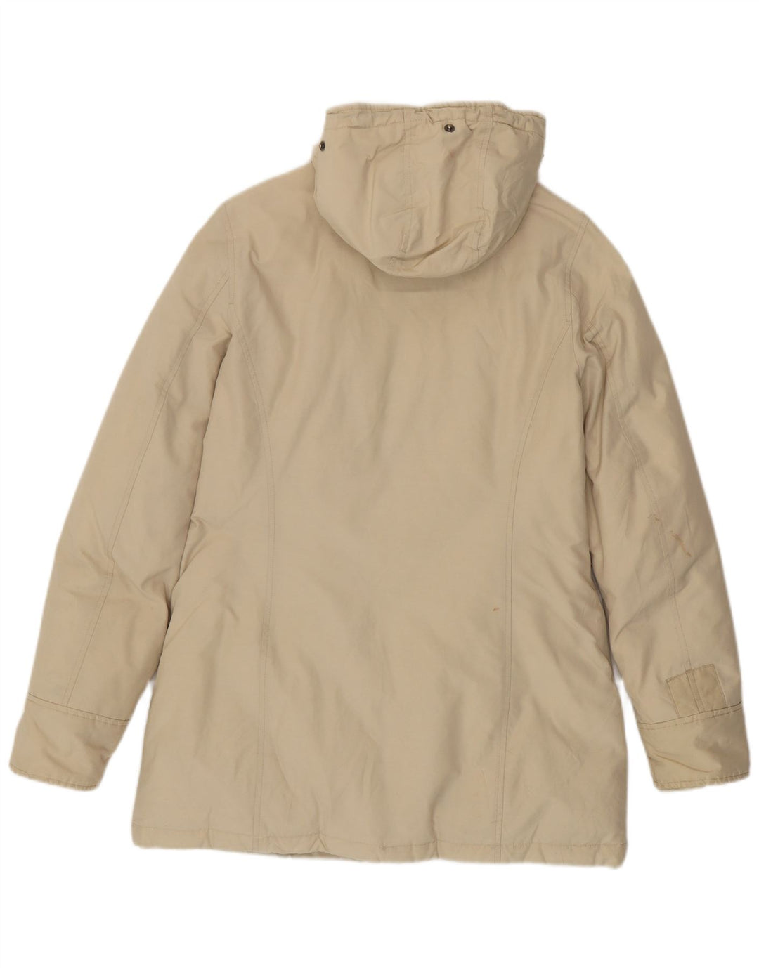 Casaco acolchoado com capuz feminino Woolrich UK 14 Médio Off White