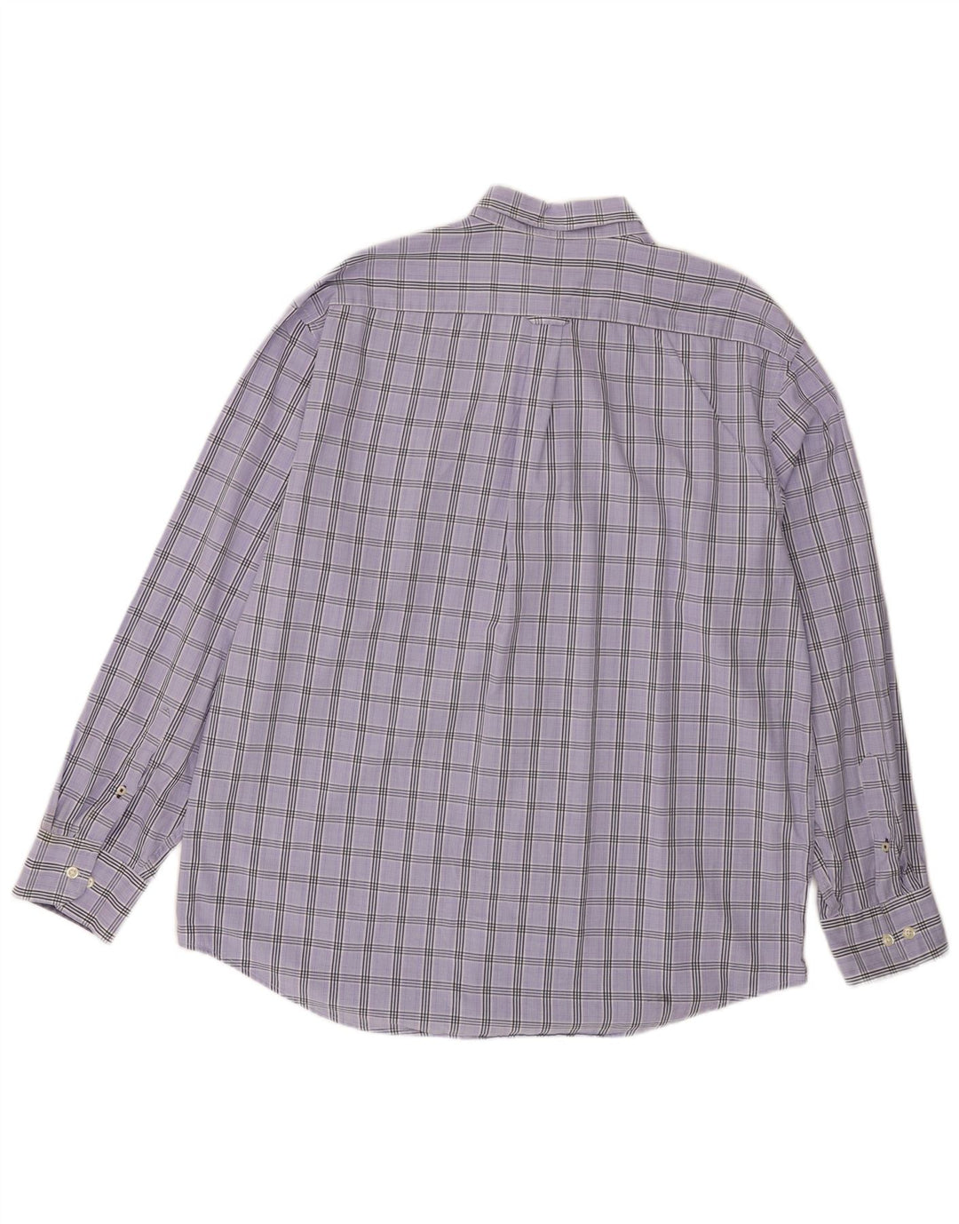 Camisa masculina IZOD XL algodão xadrez roxo