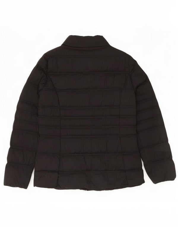 Jaqueta acolchoada feminina Geox UK 12 médio preto