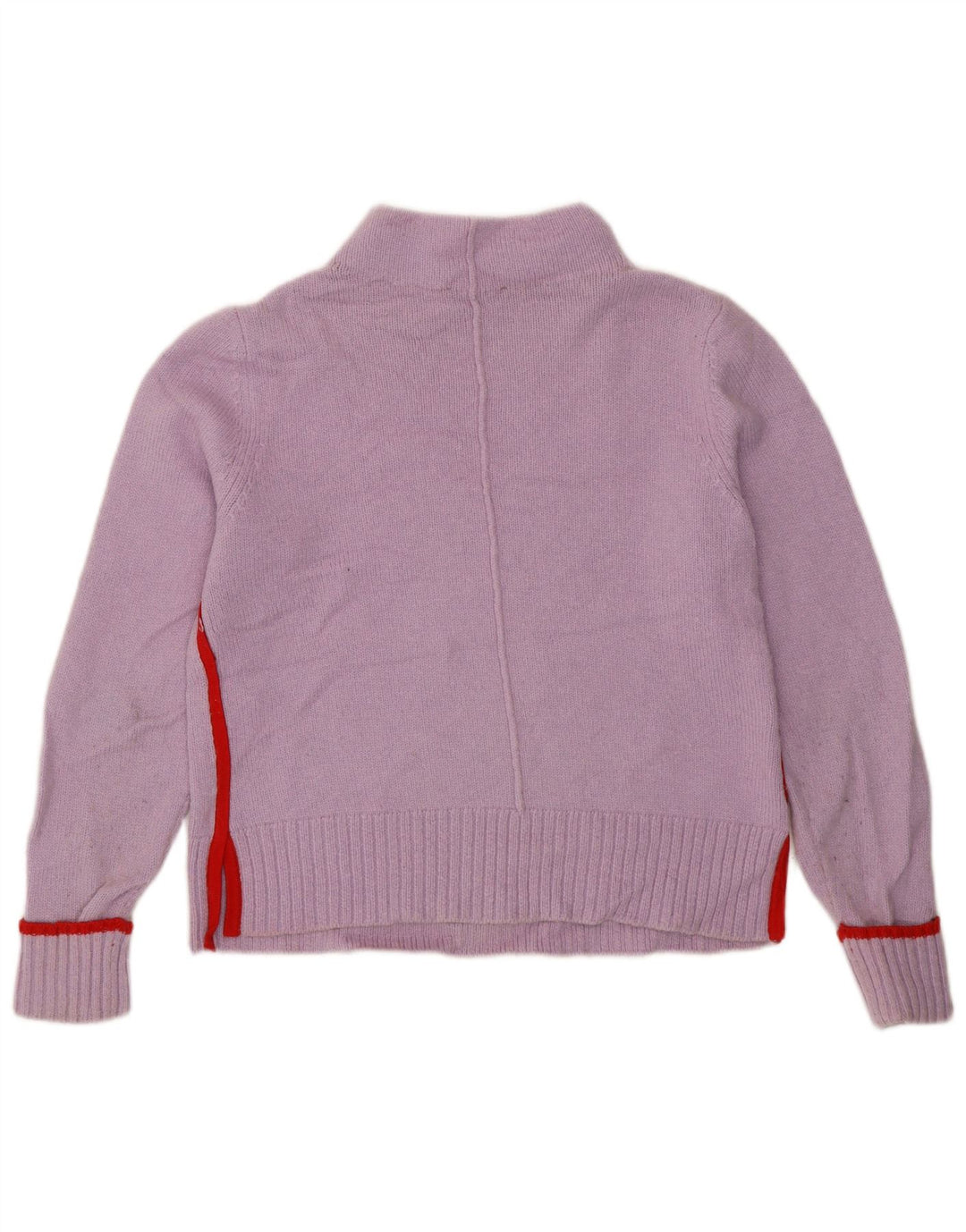 Suéter feminino MINT VELVET com gola tartaruga UK 12 poliamida roxa média