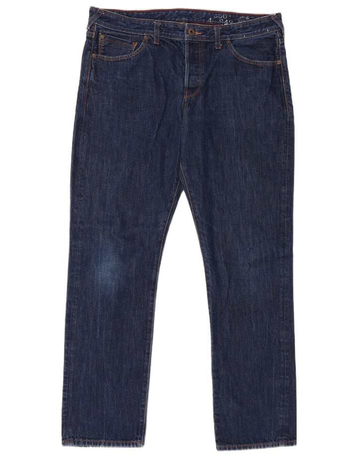 JACK WILLS Mens Jeans Slim W34 L32 Azul Algodão