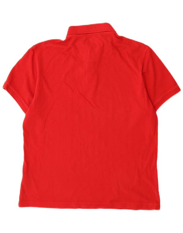 Camisa polo masculina Barbour grande algodão vermelho