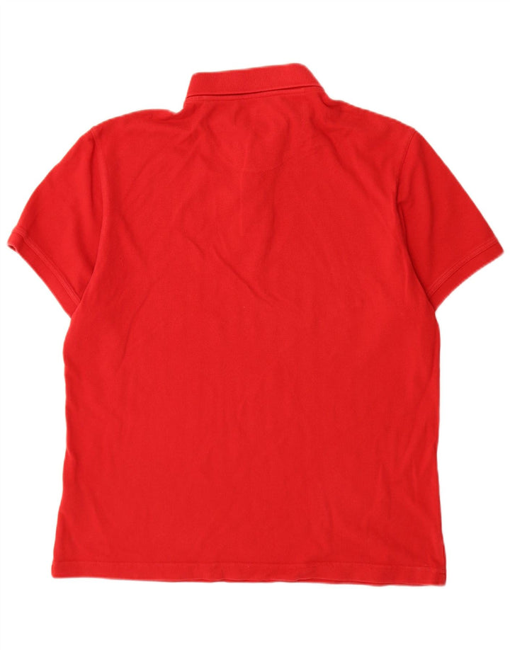 Camisa polo masculina Barbour grande algodão vermelho