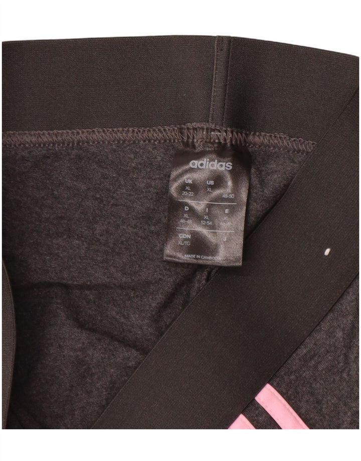 Leggings ADIDAS Mulher UK 20/22 XL Cinza Algodão