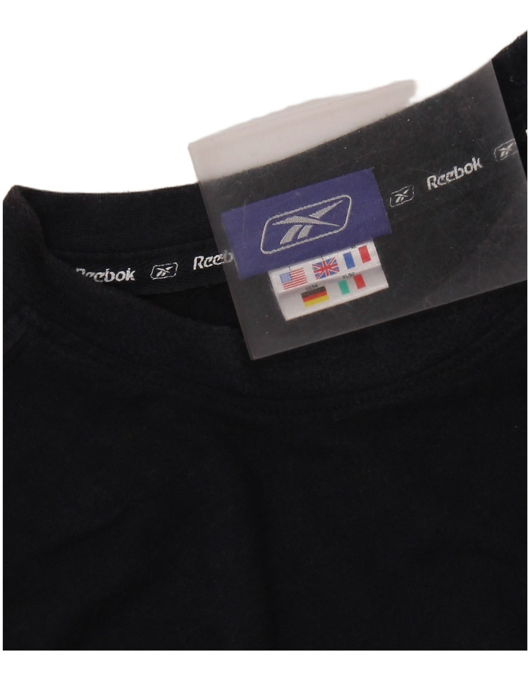 Camiseta masculina REEBOK grande azul marinho