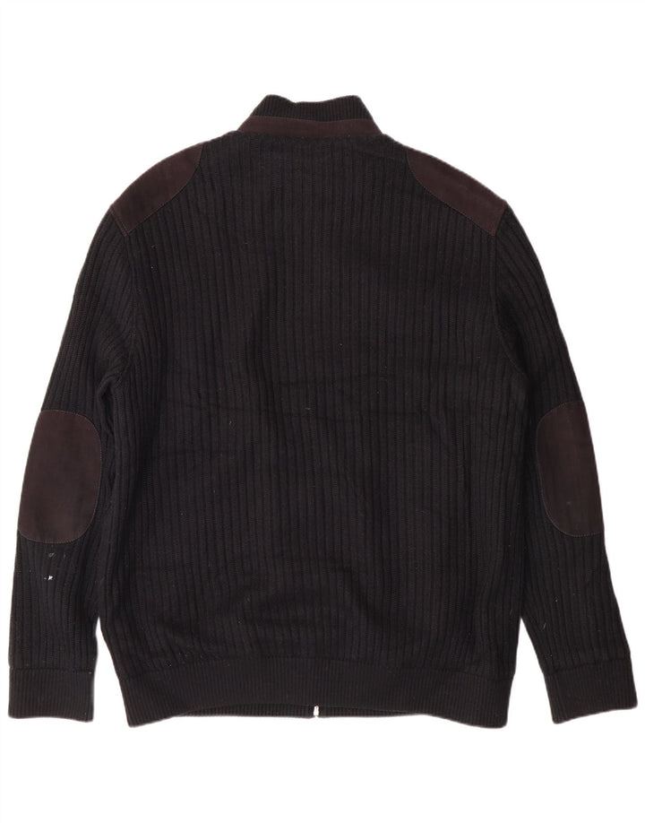 Pierre Cardin Suéter Cardigan Masculino IT 56 XL Poliéster Preto