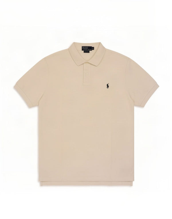 Polo Ralph Lauren Camisa masculina de ajuste personalizado 2XL algodão branco