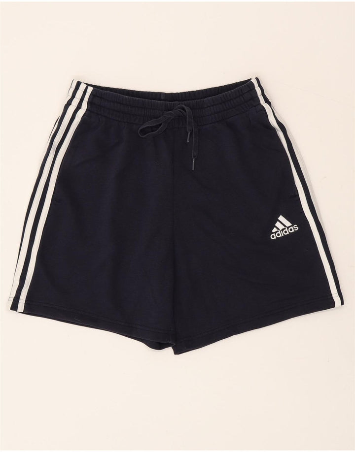 Adidas Mens Sport Shorts Médio Azul Marinho Algodão