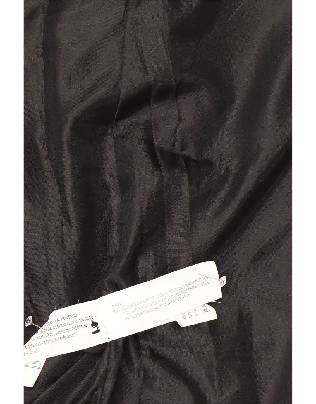 Sobretudo feminino Desigual Regular Fit EU 42 grande preto floral moderno