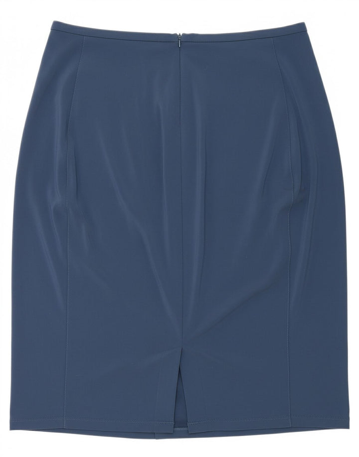 ELENA MIRO Saia lápis feminina W36 XL azul