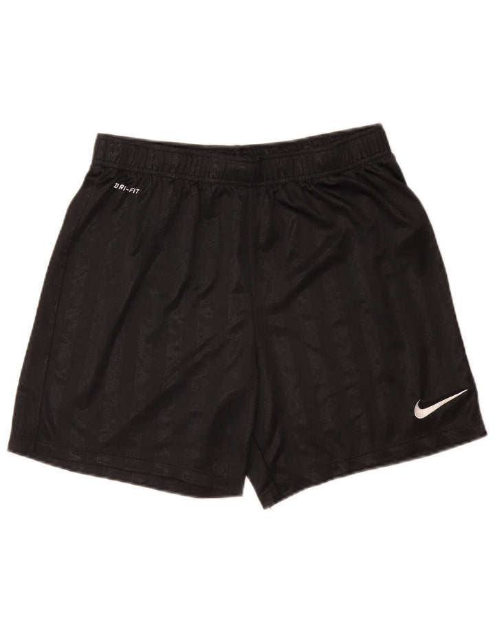 Nike Mens Dri Fit Sport Shorts Médio Preto Listrado Poliéster