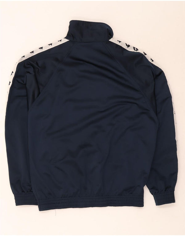 Lotto Mens Graphic Tracksuit Top Jacket Médio Azul Marinho Colorblock