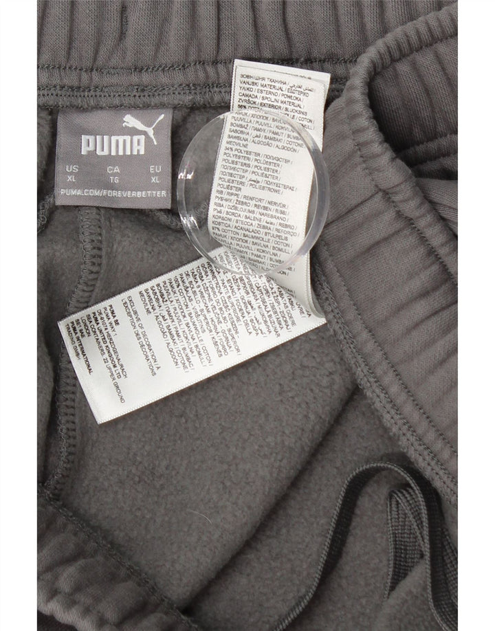 Calça de treino masculina PUMA Joggers XL cinza algodão
