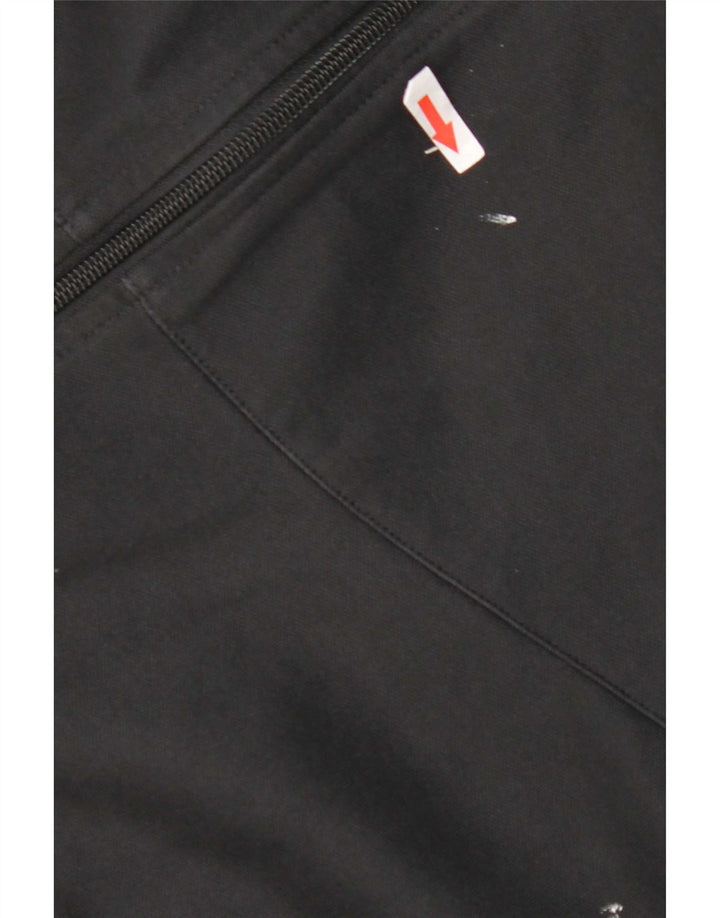 Jaqueta masculina Reebok Graphic Tracksuit Top grande algodão colorblock preto