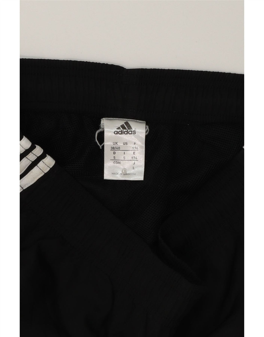 Calça Adidas Masculina UK 38/40 Média Preta