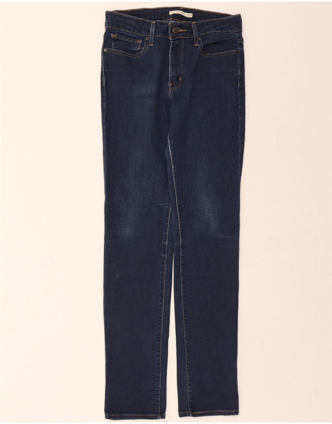 LEVI'S Womens Slim Jeans W27 L32 Blue Cotton Vintage Levi's and Second-Hand Levi's from Messina Hembry 